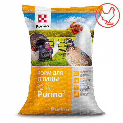 БВМК Purina® 16% для цыплят-бройлера Стартер-Гроуер, от 0 — 24 дней, 40 кг